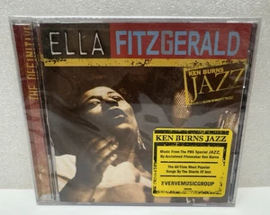 Ken Burns Jazz Music CD Ella Fitzgerald 2000 Verve Sealed - Foto 1 di 5