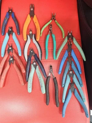 Lot Different Precision Cutting Pliers - Image 1 of 4