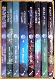 Fighting Fantasy - Wizard S1 Box-Set 1-8 - B/B/B - Picture 1 of 9