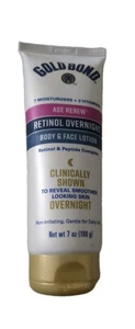 Gold Bond 7oz-Age Renew Retinol Overnight Body & Face Lotion mit Retinol Peptid - Bild 1 von 6