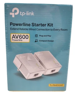 TP-Link AV600 Powerline Starter Kit Blanco TL-PA4010 KIT Nuevo Precintado - Imagen 1 de 7
