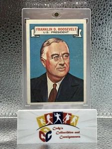 1967 Topps Who Am I #6 Franklin D. Roosevelt Ex - Picture 1 of 12
