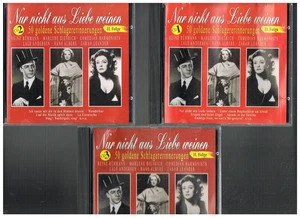 3 x CD - VARIOUS - NUR NICHT AUS LIEBE WEINEN - dutch Press - Bild 1 von 3