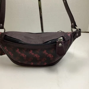 Bolso Cinturón Coach Rivington Cuero Cintura Riñonera Viaje Bandolera Etiqueta Firma - Imagen 1 de 17