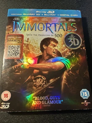 Immortals (Blu-ray 3D + Blu-ray + Digital Copy) With Slipcover Henry Cavill - Image 1 of 2