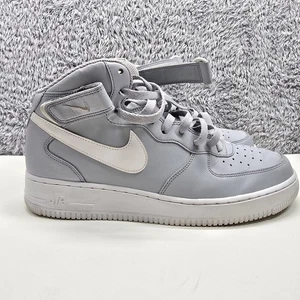 Nike Shoes Mens 11 Nike Air Force 1 '07 Mid Wolf Grey Style Code 315123-033 - Picture 1 of 14