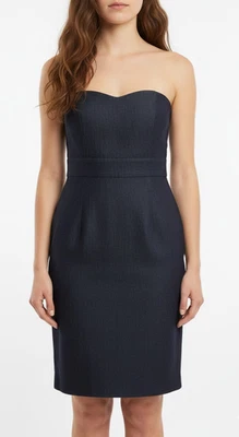 Merona 女式无肩带可调节半身牛仔连衣裙 4 码 — 第 1/4 张图片