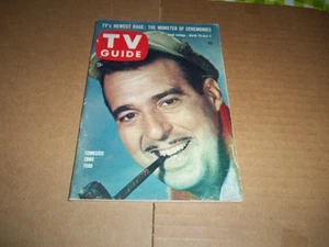 TV GUIDE MARCH 29, 1958 (TENNESSEE ERNIE FORD) LOOK! - Picture 1 of 3