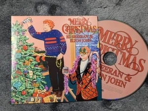 Signed By Elton John - Elton John & Ed Sheeran - Merry Christmas Signed Cd - Picture 1 of 6