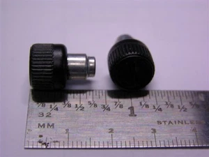 10 Southco 47-11-202-54 6-32 Black Slotted Knurled Head Captive Fasteners - Picture 1 of 1