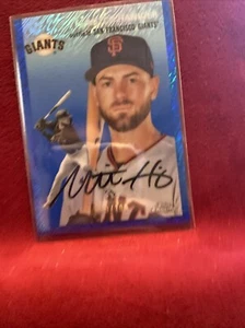 2023 Topps Chrome Platinum Anniversary Mitch Haniger Blue Shimmer #’d 93/100 - Picture 1 of 2