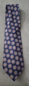 Giorgio Armani Cravatte Men's Black Gold 100% Silk Tie Made In Italy - Picture 1 of 4
