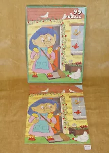 VINTAGE TROLLS 99 PIECE JIGSAW PUZZLE LI-LO MADE IN ENGLAND 100% COMPLETE RETRO - Picture 1 of 5