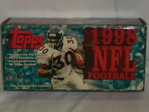 Topps 1998 NFL Football Trading Cards Set - 360 Cards - Picture 1 of 1