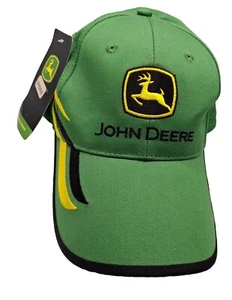 John Deere Preformence Green Adjustable Adult Baseball Ball Cap Hat NWT - Picture 1 of 17