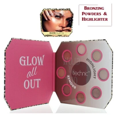 Paleta de polvos bronceadores e iluminadores Technic Glow - idea de regalo Foto 1 de 2