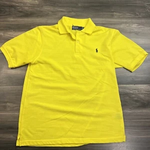 Ralph Lauren Poloshirt Herren Extra Large Gelb Uni Pony RL Kragen Freizeit - Bild 1 von 7
