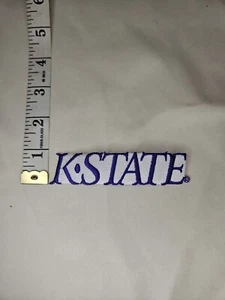 Parches bordados de hierro en K State (estado de Kansas) - Imagen 1 de 2