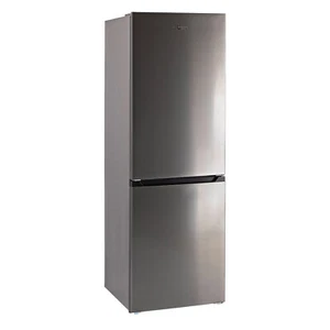 No Frost Kühlschrank Gefrierkombination Gefrierschrank silber 327 L EEK E LED - Bild 1 von 7