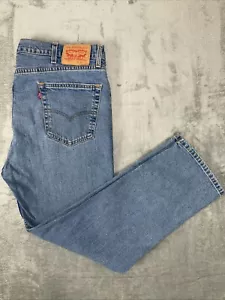 Levis Red Tab 505 Regular Recto Para Hombre 42X32 Medio Lavado a Piedra 100% Algodón - Imagen 1 de 7