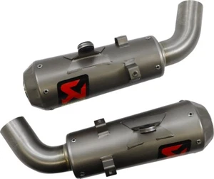 Akrapovic TI Slip On Line Silencers Ducati Hypermotard 950 FITS 2019 TO 2024 - Picture 1 of 1