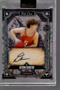 2024 Wild Card Devin Askew 5 Card Draw Auto 1/1 Golden Bears - Picture 1 of 2