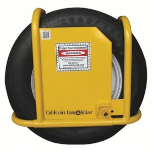 CALIFORNIA WEGFAHRSPERRE CI00503 RADKLEMME, TYP B, MIT SCHLÜSSEL, 39C426, NEU! - Bild 1 von 5