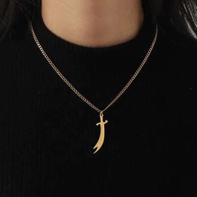 Zulfiqar Halskette • Imam Ali Halskette • Islamische Halskette • Hazarat Ali Halskette - Bild 1 von 3