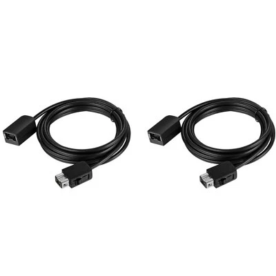 New Insignia 2-Pack 6' Extension Cable for Wii Nunchuk to Wii Remote Controller - Image 1 of 4