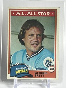 1981 Topps George Brett Baseball Card #700 EX Kansas City Royals
