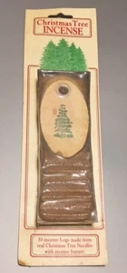 Christmas tree incense burner and logs pine needle incense Real Tree - Picture 1 of 13
