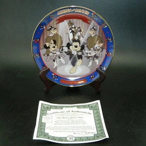 Mickey Mouse Club Bradford Exchange Plate Mickey and Minnie Through Years Disney - Picture 1 of 4