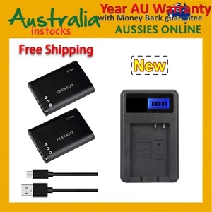 For NIKON EN-EL23 BATTERY (2-PACK) AND LCD CHARGER FOR CoolPix P600 P610S S810c - Picture 1 of 6