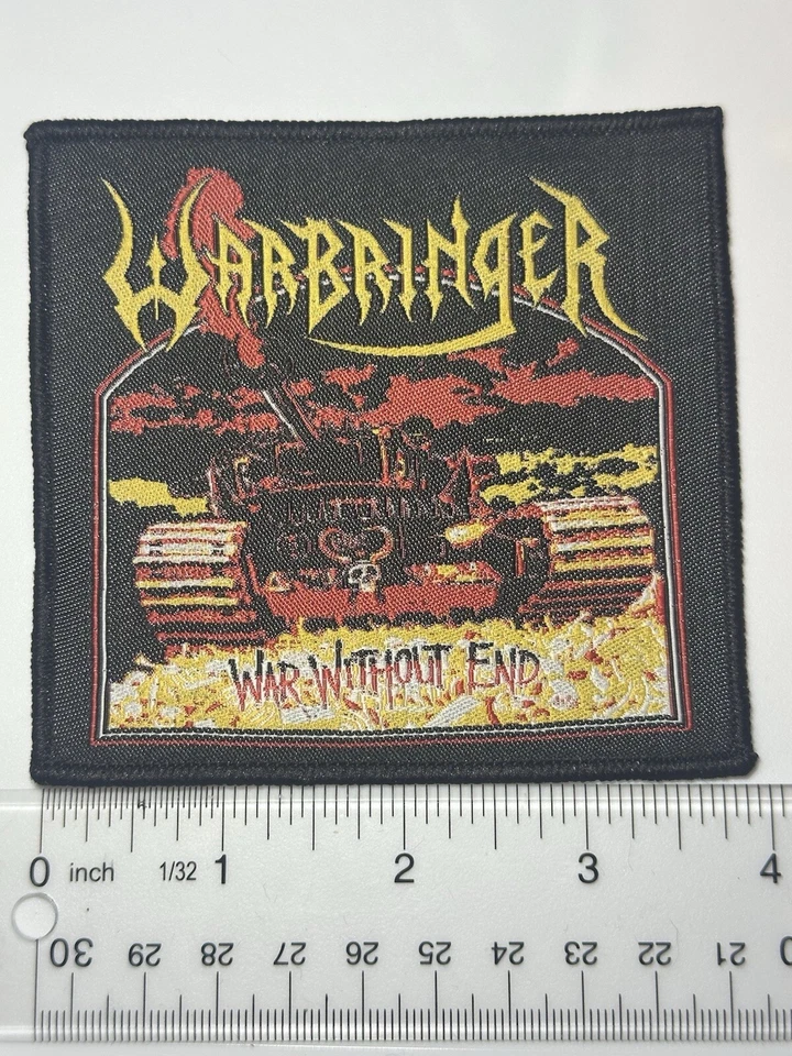 Warbringer War Without End Version 2 Black Border Woven Patch  - Image 1 of 1