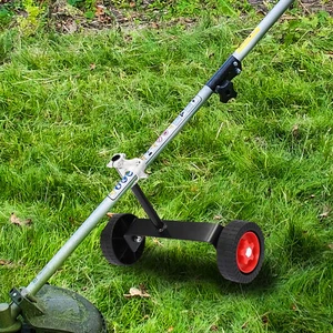 Lawn Mower Wheel Set Portable Grass String Trimmer Wheels Weed Trimmer Auxiliary - Picture 1 of 20