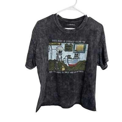 Camiseta Top Bob Esponja Pantalones Cuadrados Para Mujer Grande Divertida Trabajo Sonrisa y Asentimiento Foto 1 de 4