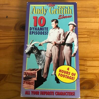 The Andy Griffith Show 10 Dynamite Episodes VHS VCR Video Tape Used  - Image 1 of 4