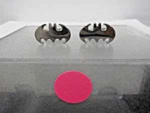 C1231 Unbranded DC "Silver Batman Symbol" Cufflink Accessories - Picture 1 of 6