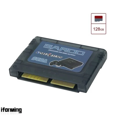 Nuevo Programador de Juegos SAROO Saturn con Tarjeta SD A2 de 128 GB para SanDisk para SEGA Nuevo Foto 1 de 4