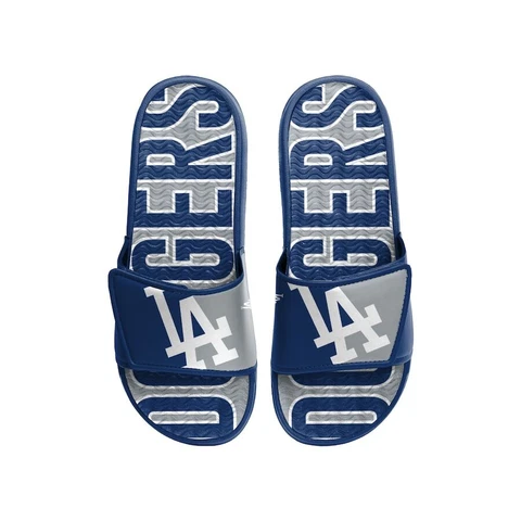 MLB Los Angeles Dodgers Team Logo Shower Gel Slide Sandals Cover