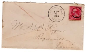 Snowflake TN (Hawkins 1892-1903) 1892 to Rogersville TN - Picture 1 of 2