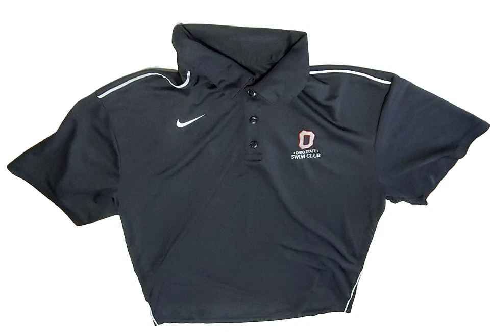 Nike Ohio State Swim Club Camisa Negro Blanco Tubería Pullover Para Hombres Talla XL Foto 1 de 4