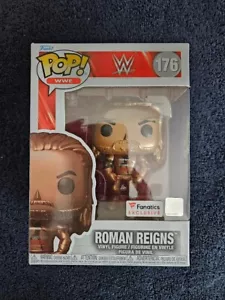 Funko Pop! WWE Fanatics Exclusive ROMAN REIGNS Bronze #176, New, FREE Shipping - Picture 1 of 6