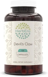Devil'S Claw 120 Capsules, 500 Mg, Devil'S Claw (Harpagophytum Procumbens) Dried - Picture 1 of 12