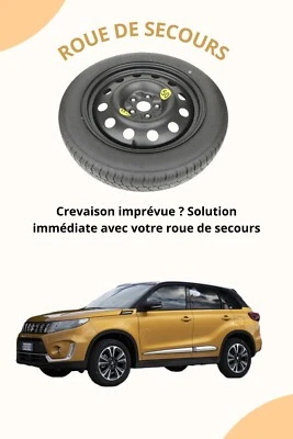Roue de Secours Galette 17" pour SUZUKI VITARA 125/80R17 (Taille 63.2x13 cm)