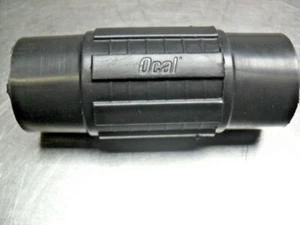 QTY 2  Ocal - Thomas & Betts PVC Coated Coupling Rigid 1" Connector Fitting Blue - Picture 1 of 4