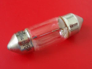 TOSHIBA • NOS 6V 8W T10x31 Bulb Tail Brake Stop Lamp Light Suzuki K10 K11 K15 P - Picture 1 of 1