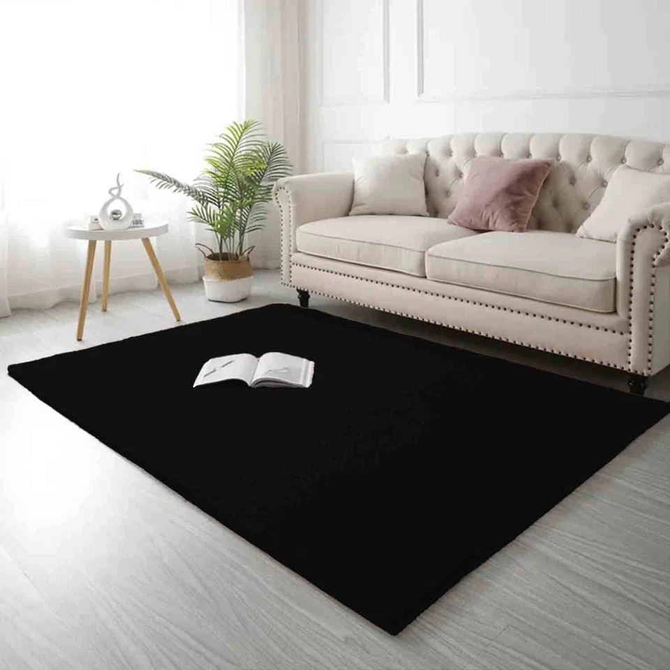 Tappeto Lavabile Camera Letto Soggiorno Pelo Corto Antiscivolo Morbido Pelle - Immagine 1 di 1