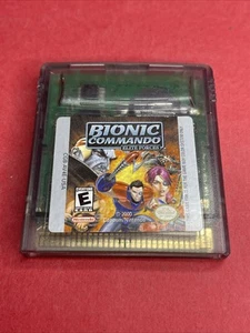 Carrello Cartuccia Gioco Bionic Commando Elite Forces - GameBoy Colore TESTATO Salva! - Foto 1 di 5