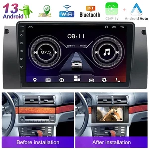 For BMW E38 E39 E53 E90 X5 Carplay Android14 Car Stereo Radio BT GPS Navi 2+32GB - Bild 1 von 14